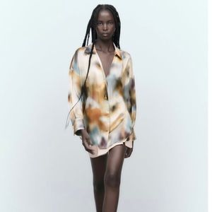 Zara satin shirt - this season